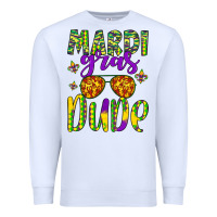 White mardi gras dude Premium Sweatshirt - Artiststas