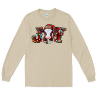 Mushroom joy baby cow christmas Long Sleeve Tee - Jasminsmagicworld