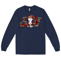 Navy joy baby cow christmas Long Sleeve Tee - Jasminsmagicworld