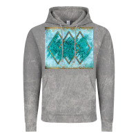 Cloud Rock turquoise glitter Vintage Hoodie - JahusDesignShop