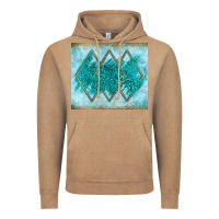 Vintage Coffee turquoise glitter Vintage Hoodie - JahusDesignShop
