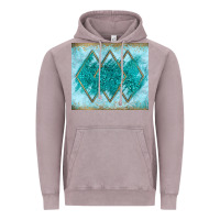 Vintage Zinc turquoise glitter Vintage Hoodie - JahusDesignShop