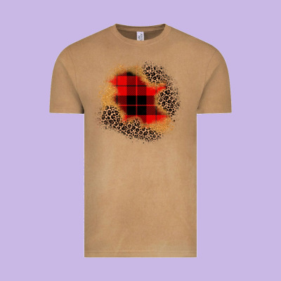 Christmas Patch Vintage Tee Designed By Jahusdesignshop