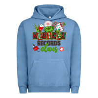 Pigment Pebble Blue medical records claus Urban Hoodie - CowGirlArtShop