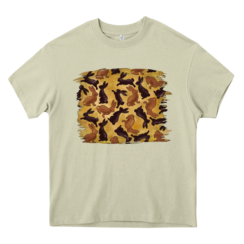 Bunny Pattern Heavy Core Tee by RanaPortraitStore | Teevron