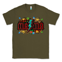 Army Green lightning bolt mama christmas Classic Tee - Jasminsmagicworld
