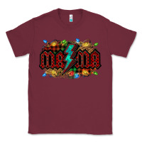 Burgundy lightning bolt mama christmas Classic Tee - Jasminsmagicworld