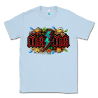 Dusty Blue lightning bolt mama christmas Classic Tee - Jasminsmagicworld