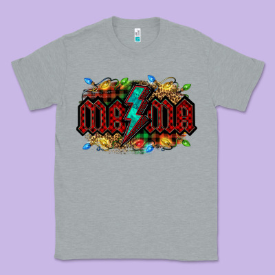 Lightning Bolt Mama Christmas Classic Tee Designed By Jasminsmagicworld