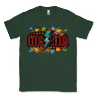 Sports Green lightning bolt mama christmas Classic Tee - Jasminsmagicworld