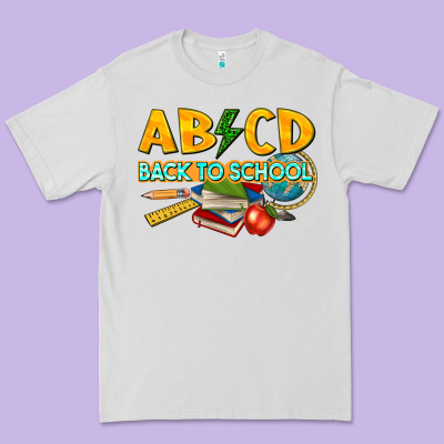 Abcd Back To School Premium Tee Designed By Texasbilliewilder