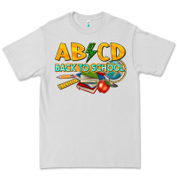 Dove Grey abcd back to school Premium Tee - texasbilliewilder