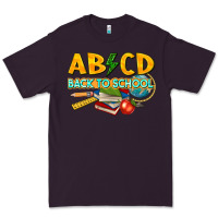 Plum abcd back to school Premium Tee - texasbilliewilder