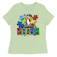Matcha baseball support squad autism Ladies Tee - Zillion Design Studio
