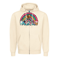 Sandshell nurse rainbow Zipper Hoodie - NancyCooperArtShop