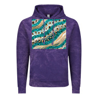 Cloud Purple turquoise glitter Vintage Hoodie - JahusDesignShop