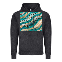 Vintage Arctic turquoise glitter Vintage Hoodie - JahusDesignShop