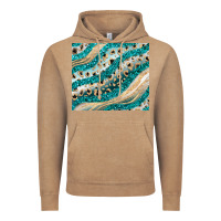 Vintage Coffee turquoise glitter Vintage Hoodie - JahusDesignShop