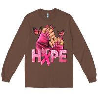 Chestnut hope cancer nails Long Sleeve Tee - NancyCooperArtShop