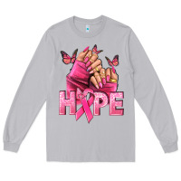 Moon Dust hope cancer nails Long Sleeve Tee - NancyCooperArtShop