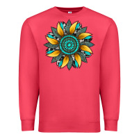 Cardinal sunflower gemstone leopard Premium Sweatshirt - Artiststas