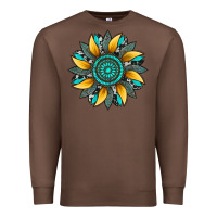 Chestnut sunflower gemstone leopard Premium Sweatshirt - Artiststas