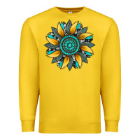 Lemon sunflower gemstone leopard Premium Sweatshirt - Artiststas