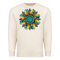 Sandshell sunflower gemstone leopard Premium Sweatshirt - Artiststas
