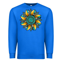 True Royal sunflower gemstone leopard Premium Sweatshirt - Artiststas