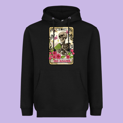 The Reader Tarot Card Heavyweight Hoodie Designed By Artiststas
