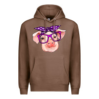 Chestnut pig with bandana Premium Hoodie - RanaPortraitStore