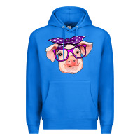 True Royal pig with bandana Premium Hoodie - RanaPortraitStore