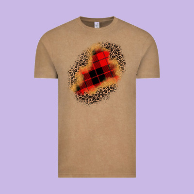 Christmas Patch Vintage Tee Designed By Jahusdesignshop