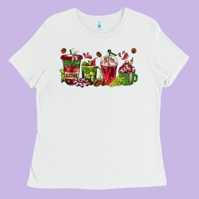 Ladies Tee wine coffee cups