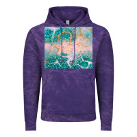 Cloud Purple turquoise glitter Vintage Hoodie - JahusDesignShop