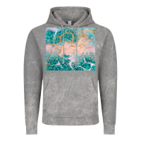 Cloud Rock turquoise glitter Vintage Hoodie - JahusDesignShop