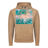 Vintage Coffee turquoise glitter Vintage Hoodie - JahusDesignShop