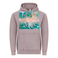 Vintage Zinc turquoise glitter Vintage Hoodie - JahusDesignShop