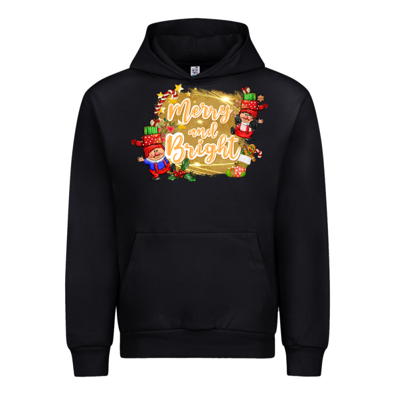 Merry And Bright Gnome Urban Hoodie by CowGirlArtShop | Teevron