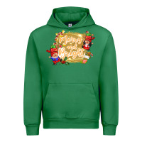 Emerald merry and bright gnome Urban Hoodie - CowGirlArtShop