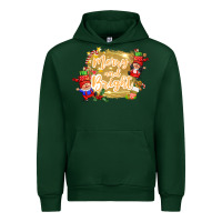 Forest Green merry and bright gnome Urban Hoodie - CowGirlArtShop