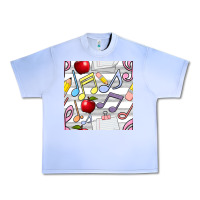 Grape Ice music class seamless pattern Urban Heavy Tee - BundleAndBundleShop