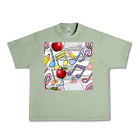 Oil Green music class seamless pattern Urban Heavy Tee - BundleAndBundleShop