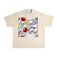 Sandshell music class seamless pattern Urban Heavy Tee - BundleAndBundleShop