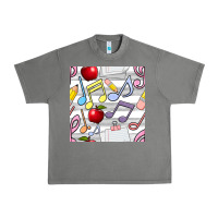 Tornado music class seamless pattern Urban Heavy Tee - BundleAndBundleShop
