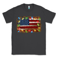 Smoke christmas american flag background Classic Tee - Jasminsmagicworld
