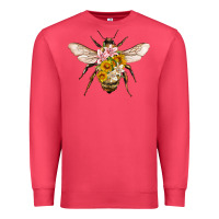 Cardinal bee with flowers Premium Sweatshirt - Artiststas