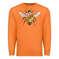 Carrot bee with flowers Premium Sweatshirt - Artiststas