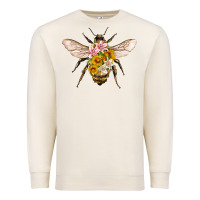 Sandshell bee with flowers Premium Sweatshirt - Artiststas