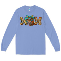 Colony Blue Western Mom Red Angus Cow Long Sleeve Tee - LillyAllenDesigns